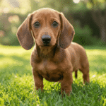 Potty Train A Dachshund Puppy Outside On Grass